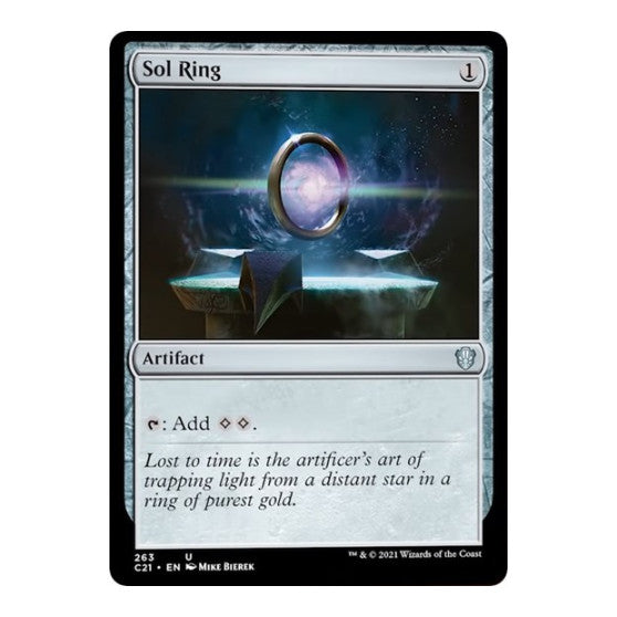 Sol Ring (C21) #263 Uncommon (Lightly Played) Commander 2021 Magic: The Gathering: 2021