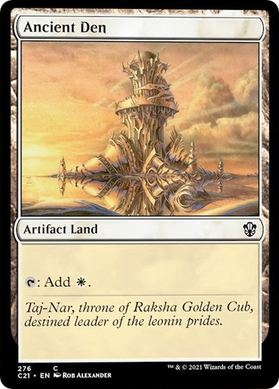 Ancient Den (C21) #276 Common (Lightly Played) Commander 2021 Magic: The Gathering: 2021