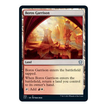 Boros Garrison (C21) #282 Uncommon (Lightly Played) Commander 2021 Magic: The Gathering: 2021