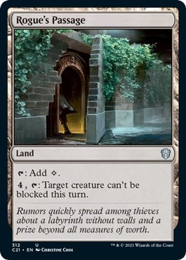 Rogues Passage (C21) #312 Uncommon (Lightly Played) Commander 2021 Magic: The Gathering: 2021