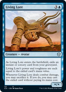 Living Lore (C21) #121 Uncommon (Lightly Played) Commander 2021 Magic: The Gathering: 2021