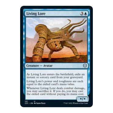 Living Lore (C21) #121 Uncommon (Lightly Played) Commander 2021 Magic: The Gathering: 2021