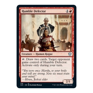 Humble Defector (C21) #174 Uncommon (Lightly Played) Commander 2021 Magic: The Gathering: 2021