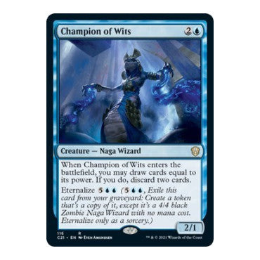 Champion of Wits (C21) #116 Rare (Lightly Played) Commander 2021 Magic: The Gathering: 2021
