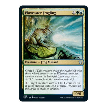Plaxcaster Frogling (C21) #226 Uncommon (Lightly Played) Commander 2021 Magic: The Gathering: 2021