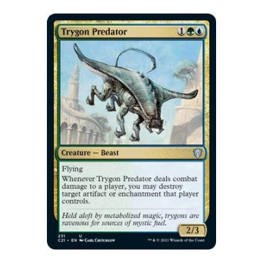 Trygon Predator (C21) #231 Uncommon (Lightly Played) Commander 2021 Magic: The Gathering: 2021