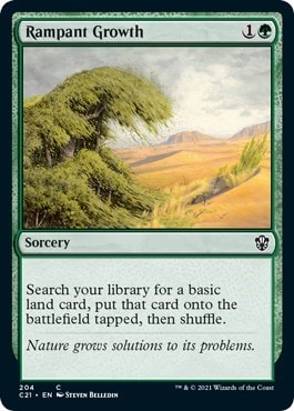 Rampant Growth (C21) #204 Common (Lightly Played) Commander 2021 Magic: The Gathering: 2021
