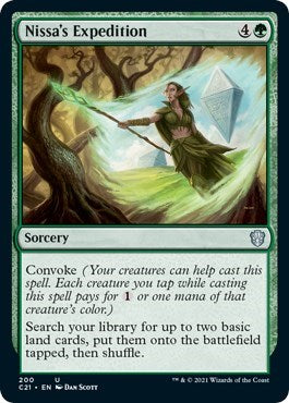 Nissas Expedition (C21) #200 Uncommon (Lightly Played) Commander 2021 Magic: The Gathering: 2021