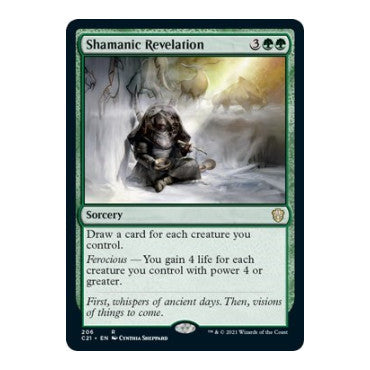 Shamanic Revelation (C21) #206 Rare (Lightly Played) Commander 2021 Magic: The Gathering: 2021