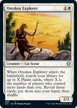 Oreskos Explorer (C21) #98 Uncommon (Moderately Played) Commander 2021 Magic: The Gathering: 2021