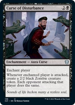 Curse of Disturbance (C21) #138 Uncommon (Lightly Played) Commander 2021 Magic: The Gathering: 2021