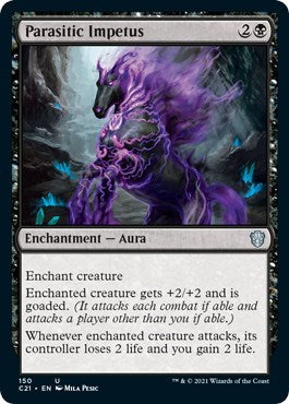 Parasitic Impetus (C21) #150 Uncommon (Lightly Played) Commander 2021 Magic: The Gathering: 2021