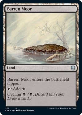 Barren Moor (C21) #277 Uncommon (Lightly Played) Commander 2021 Magic: The Gathering: 2021