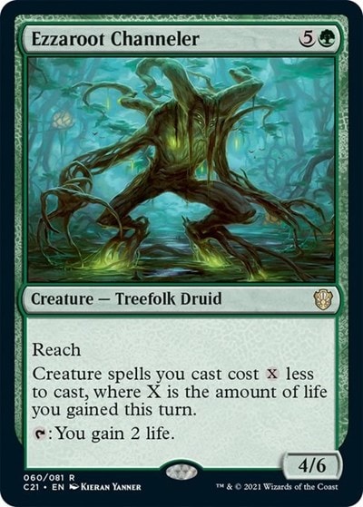 Ezzaroot Channeler (C21) #60 Rare (Lightly Played) Commander 2021 Magic: The Gathering: 2021