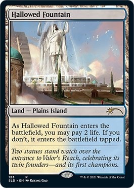 Hallowed Fountain (SLD) #123 Rare (Lightly Played) Secret Lair Drop Series Magic: The Gathering: 2026