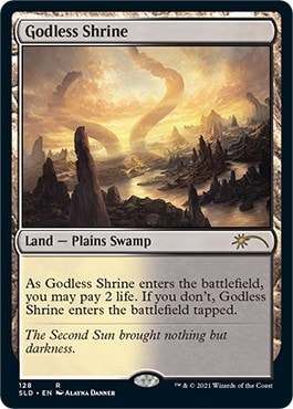 Godless Shrine (SLD) #128 Rare (Near Mint) Secret Lair Drop Series Magic: The Gathering: 2026