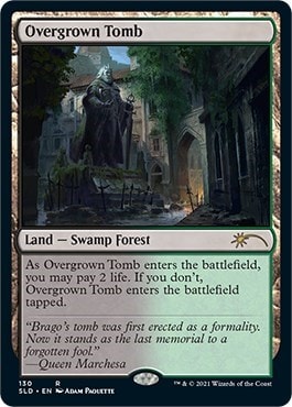Overgrown Tomb (SLD) #130 Rare (Near Mint) Secret Lair Drop Series Magic: The Gathering: 2026