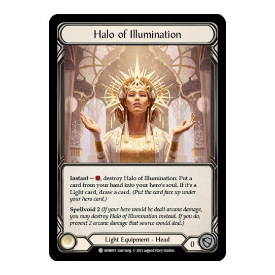 Halo of Illumination (MON) #MON061 Common (Unlimited Edition Rainbow Foil Near Mint) Monarch Flesh and Blood TCG: 2021