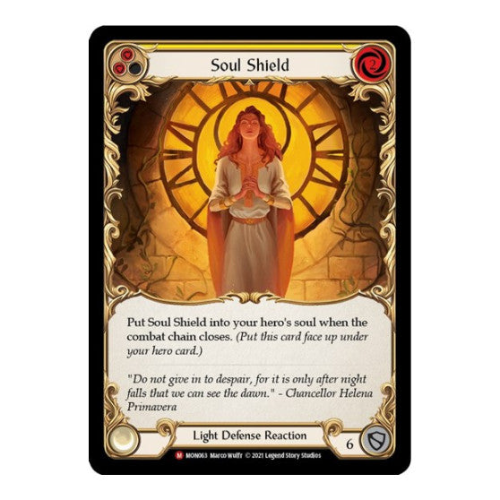 Soul Shield (MON) #MON063 Majestic Monarch Flesh and Blood TCG: 2021