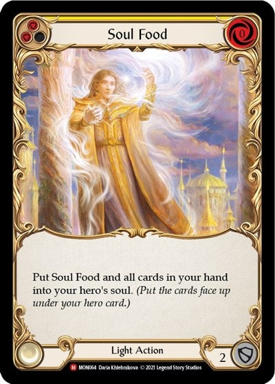 Soul Food (MON) #MON064 Majestic (Unlimited Edition Rainbow Foil Near Mint) Monarch Flesh and Blood TCG: 2021