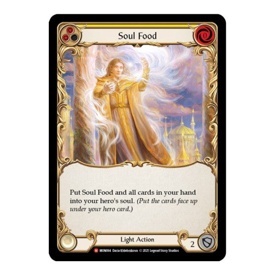 Soul Food (MON) #MON064 Majestic (Unlimited Edition Rainbow Foil Near Mint) Monarch Flesh and Blood TCG: 2021