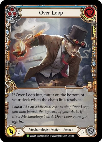 Over Loop (Blue) - LGS034 (PR) #LGS034 Promo (Rainbow Foil Near Mint) Flesh and Blood: Promo Cards Flesh and Blood TCG: 2019