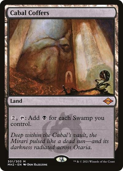 Cabal Coffers (MH2) #301 Mythic Rare (Near Mint) Modern Horizons 2 Magic: The Gathering: 2021