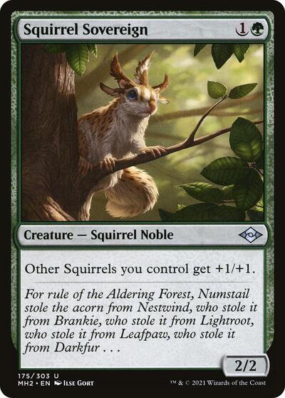 Squirrel Sovereign (MH2) #175 Uncommon (Lightly Played) Modern Horizons 2 Magic: 2021