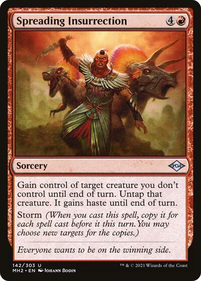 Spreading Insurrection (MH2) #142 Uncommon (Lightly Played) Modern Horizons 2 Magic: The Gathering: 2021