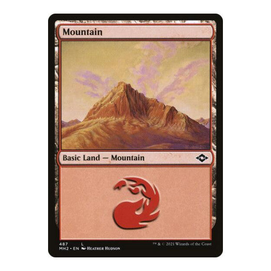 Mountain 487 (MH2) #487 Land (Foil Lightly Played) Modern Horizons 2 Magic: The Gathering: 2021
