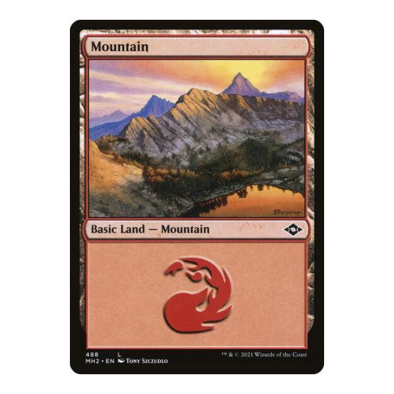 Mountain 488 (MH2) #488 Land (Foil Lightly Played) Modern Horizons 2 Magic: The Gathering: 2021