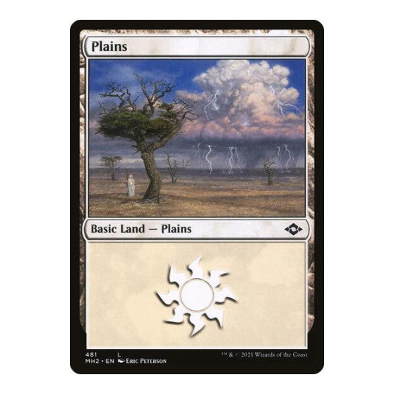 Plains 481 (MH2) #481 Land (Foil Lightly Played) Modern Horizons 2 Magic: The Gathering: 2021