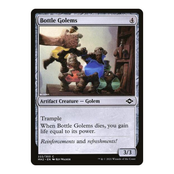 Bottle Golems (MH2) #222 Common (Lightly Played) Modern Horizons 2 Magic: The Gathering: 2021