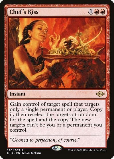 Chefs Kiss (MH2) #120 Rare (Lightly Played) Modern Horizons 2 Magic: The Gathering: 2021