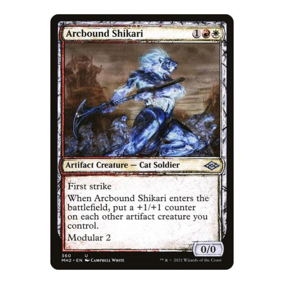 Arcbound Shikari (Showcase) (MH2) #360 Uncommon (Foil Lightly Played) Modern Horizons 2 Magic: The Gathering: 2021
