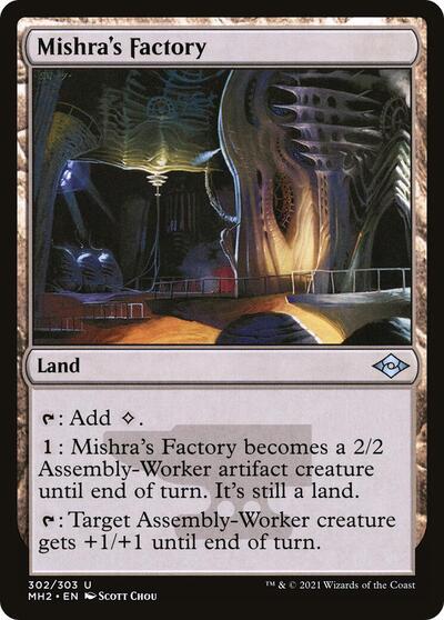 Mishras Factory (MH2) #302 Uncommon (Lightly Played) Modern Horizons 2 Magic: The Gathering: 2021