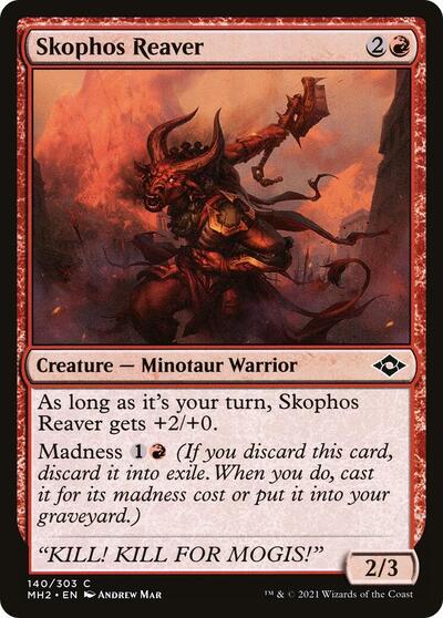 Skophos Reaver (MH2) #140 Common (Lightly Played) Modern Horizons 2 Magic: The Gathering: 2021