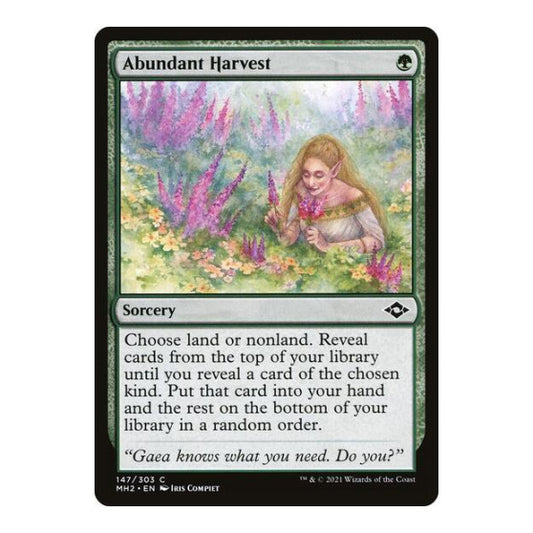 Abundant Harvest (MH2) #147 Common (Lightly Played) Modern Horizons 2 Magic: The Gathering: 2021