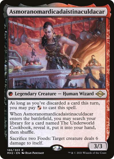 Asmoranomardicadaistinaculdacar (MH2) #186 Rare (Lightly Played) Modern Horizons 2 Magic: The Gathering: 2021