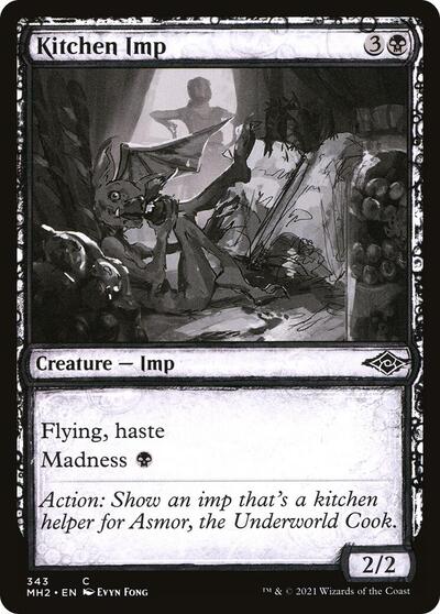 Kitchen Imp Showcase (MH2) #343 Common (Lightly Played) Modern Horizons 2 Magic: The Gathering: 2021
