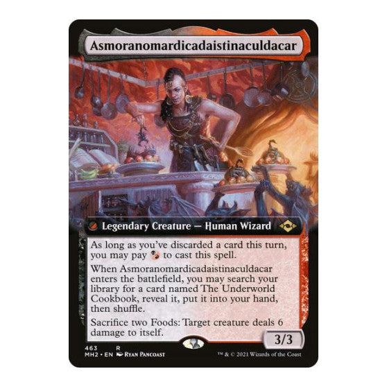 Asmoranomardicadaistinaculdacar (Extended Art) (MH2) #463 Rare (Lightly Played) Modern Horizons 2 Magic: The Gathering: 2021