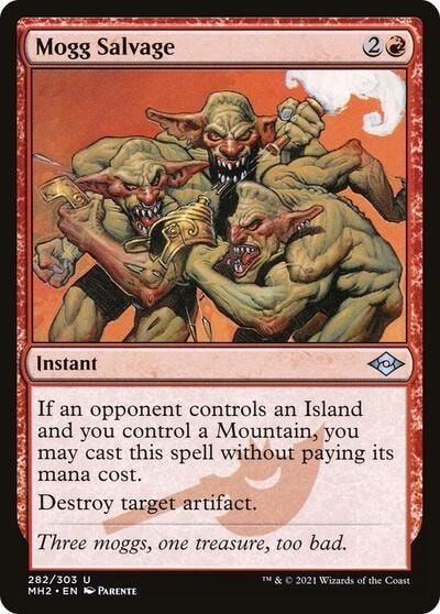 Mogg Salvage (MH2) #282 Uncommon (Lightly Played) Modern Horizons 2 Magic: The Gathering: 2021