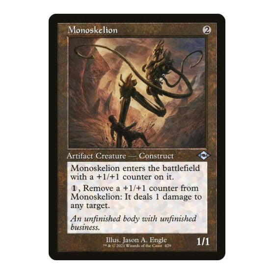 Monoskelion (Retro Frame) (MH2) #429 Uncommon (Foil Lightly Played) Modern Horizons 2 Magic: The Gathering: 2021