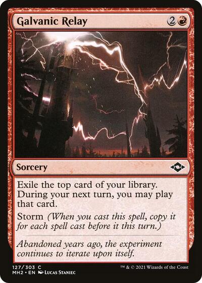 Galvanic Relay (MH2) #127 Common (Foil Lightly Played) Modern Horizons 2 Magic: The Gathering: 2021