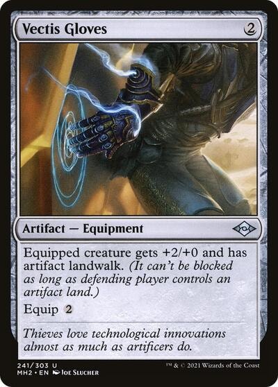 Vectis Gloves (MH2) #241 Uncommon (Lightly Played) Modern Horizons 2 Magic: The Gathering: 2021