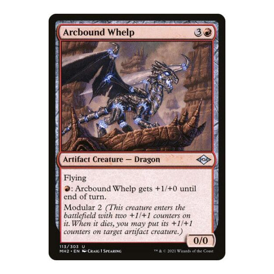 Arcbound Whelp (MH2) #113 Uncommon (Lightly Played) Modern Horizons 2 Magic: The Gathering: 2021
