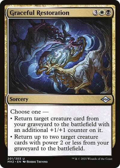 Graceful Restoration (MH2) #201 Uncommon (Lightly Played) Modern Horizons 2 Magic: The Gathering: 2021