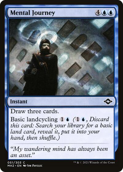 Mental Journey (MH2) #51 Common (Lightly Played) Modern Horizons 2 Magic: The Gathering: 2021