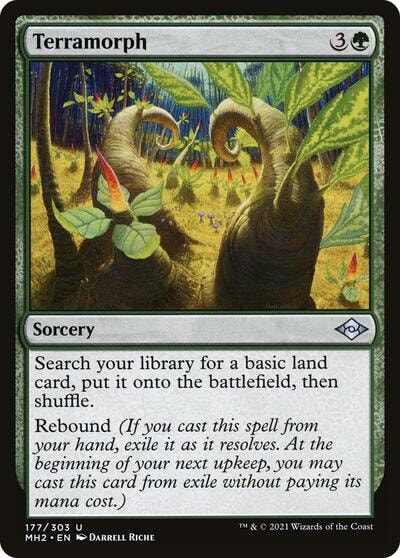 Terramorph (MH2) #177 Uncommon (Lightly Played) Modern Horizons 2 Magic: The Gathering: 2021