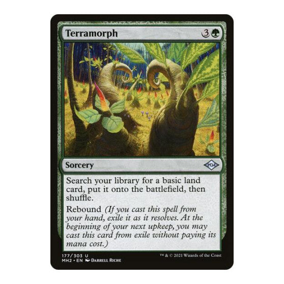Terramorph (MH2) #177 Uncommon (Lightly Played) Modern Horizons 2 Magic: The Gathering: 2021